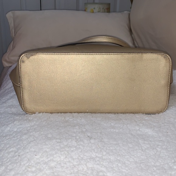 Anne Klein gold tote - Picture 6 of 10